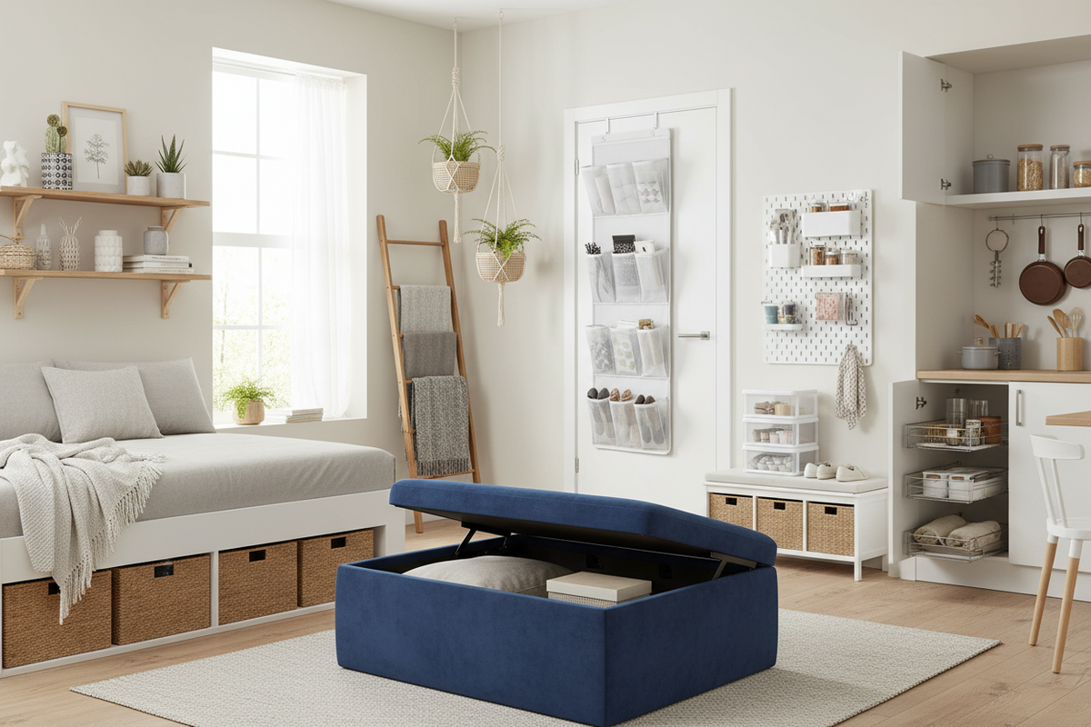 10 Best Storage Solutions for Small Spaces: Organize More With Less Room