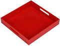 Sturdy Red Acrylic Serving Tray by KEVLANG