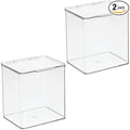 mDesign Kids Plastic Stackable Toy Storage Organizer Box Container by mDesign