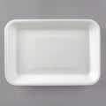 CKF 88102 White Foam Meat Tray, 8.25 x 5.75 x 0.75 Inches, Single Compartment by Glownary