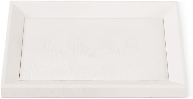 Jewelry Trays, Leather Tray, Luxury White Jewelry Organizer Tray by Yinbeini