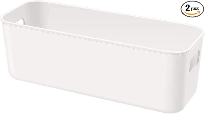 Plastic Storage Bins, Versatile Kitchen Pantry Organization and Storage by Amyup