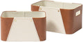 LA JOLIE MUSE Storage Baskets for Organizing, 2 Pack, Storage Cube Boxes Luxury by LaJol%C3%ADeMuse