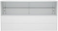 WISDOMFUR 5ft White Display Showcase Cabinet by Unknown