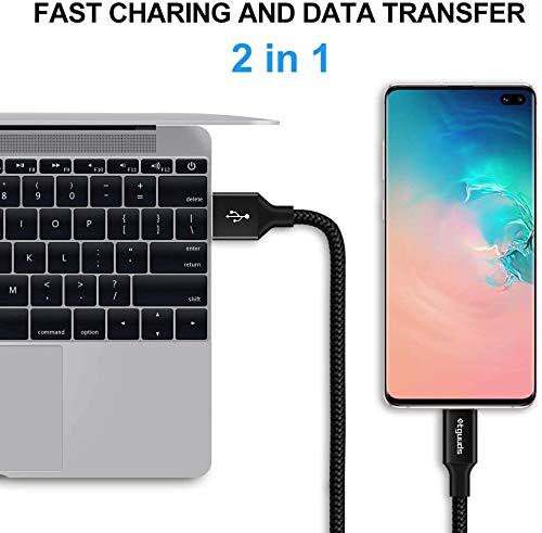 etguuds USB A to USB C Cable 5-Pack, Fast Charging Type C Charger Cord - Image 4