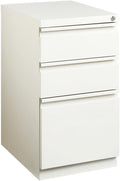 Pemberly Row 3 Drawers 27.75" Vertical White Metal Filing Cabinet Lockable by PEMBERLYROW