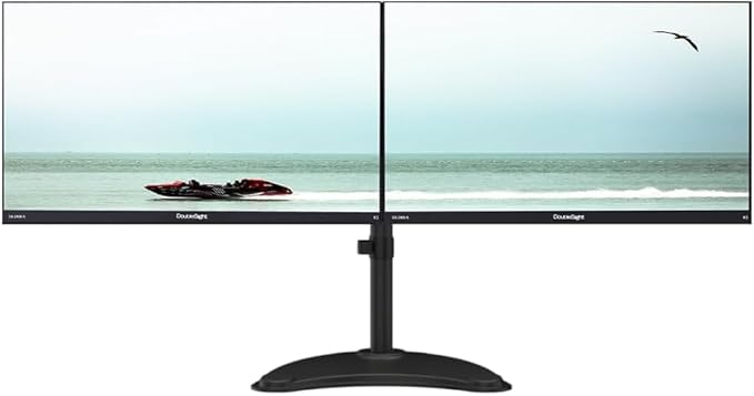 KS Doublesight Displays 2 Full HD 24” Monitors Dual Monitor Stand by KS