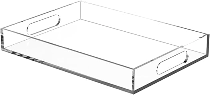 Acrylic Organizer Tray with Handles by Brand