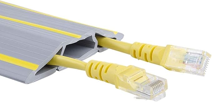20Ft Cord Cover Heavy Duty Cable Protector 3 Channels Contains Cords Cables and - Image 3