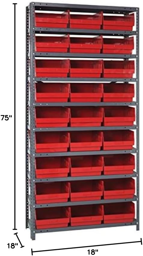 Quantum Storage Systems 1875-210RD Store More Steel Shelving Unit - Image 2