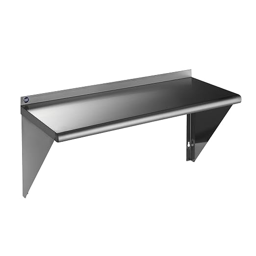 ROCKPOINT Stainless Steel Shelf 18 x 36 Inches 350lb, NSF Metal Commercial by ROCKPOINT