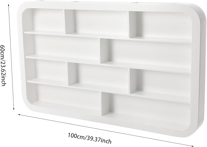 Wall Mounted Nail Polish Racks 4 Tier Hanging Nail Polish Storage Holder - Image 3