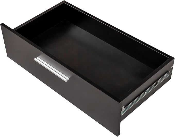 Karl home 6 Drawer Dresser, Wood Black Vanity Drawer Cabinet, Bedroom Storage - Image 8