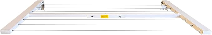 2 in 1 Balcony and Wall Mounted Drying Rack – Aluminum Clothesline - Image 4