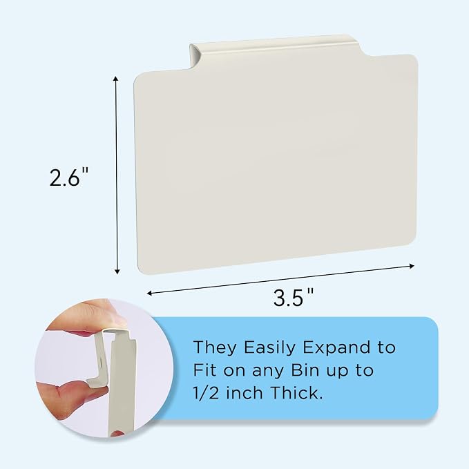 Metal Basket Bin Label Clip - Image 6