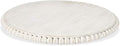 White Beaded Lazy Susan by MudPie