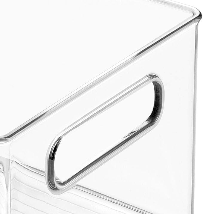 mDesign Plastic Deep Bin Organizer Caddy Container w/ Handles - Image 7