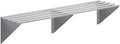 AmGood 18 in. x 72 in. NSF Stainless Steel Tubular Wall Shelf | Heavy-Duty by AmGood