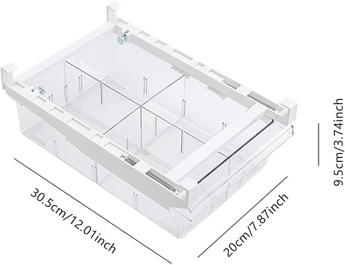 Fridge Drawer Organizer, Refrigerator Organizer Bins, Pull Out - Image 3