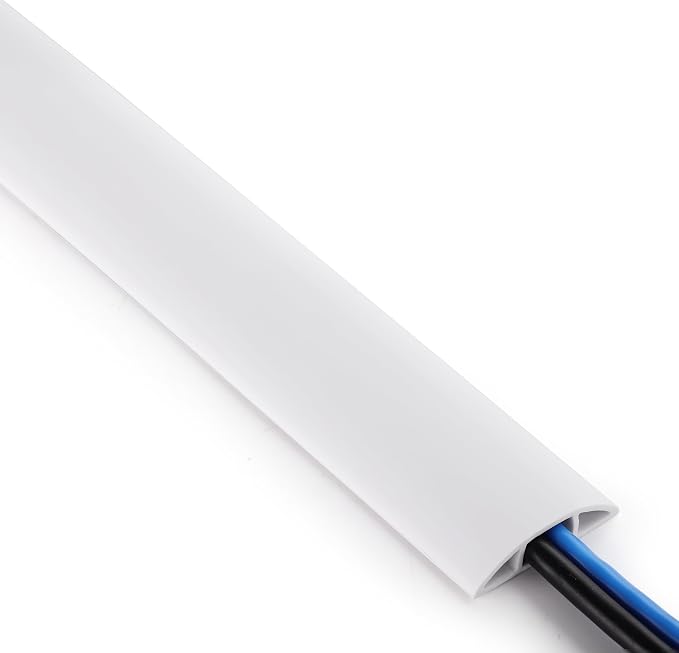 ZhiYo 5.6ft Cord Covers for Wires on Floor, Cord Hider Floor Hide Extension by ZhiYo