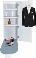 Wall Mounted Ironing Board Cabinet, Built-in Foldable Ironing Board & Folding by Unknown