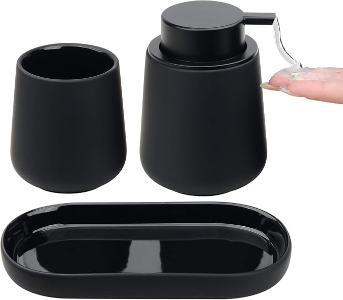 BosilunLife Black Bathroom Accessory Set - Image 8