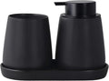 Matte Black Bathroom Accessory Set by Eyrozia