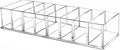 JUOPZKENN Transparent Acrylic Makeup Stand, 8 Spaces Eyeshadow Palette Organizer by JUOPZKENN