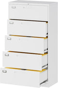 Lateral File Cabinet with 5 Drawers by Fesbos
