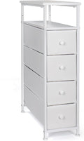 Narrow Dresser for Bedroom, Fabric Tall Dresser & Chests of Drawers by Unknown