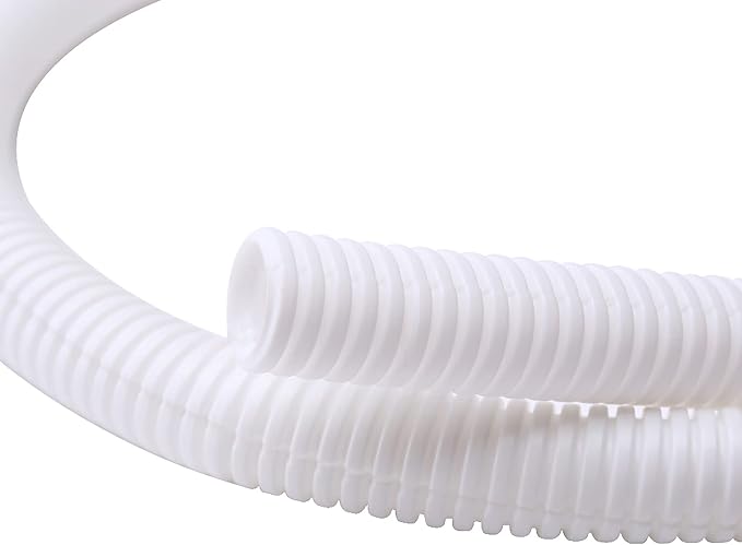 Alex Tech 25ft - 1/2 inch Split Wire Loom Tubing - White by AlexTech