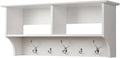 Prepac 36" Contemporary Wall Mounted Coat Rack, Coat Hooks Wall Mount by PREPACRTASTORAGEFURNITURE