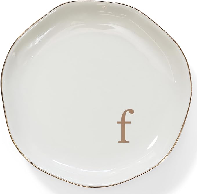 HOME SMILE Initials Ring Dish Jewery Tray - Image 5