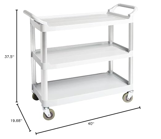 Amazon Basics 3 Shelves Utility Cart - Image 6