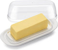 Butter Dish with Clear Lid, Butter Keeper by Hekeieon
