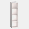 4 Cube Storage Organizer, 4 Tier Cube Bookcase Freestanding Storage Display by VAFHYLLIS