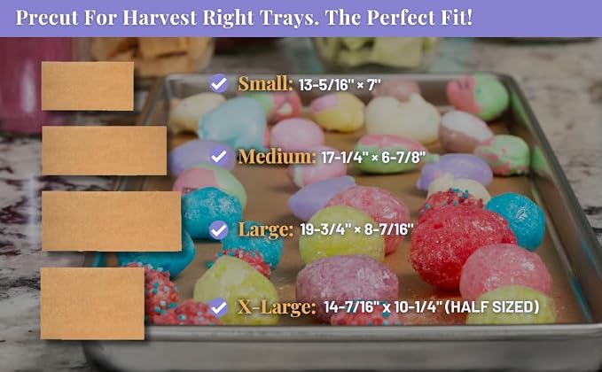 300 pack Parchment Paper For Harvest Right Freeze Dryer - Image 4