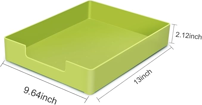 Letter-Size Tray, Desk Drawer Organizer, A4 Plastic Paper Tray - Image 2