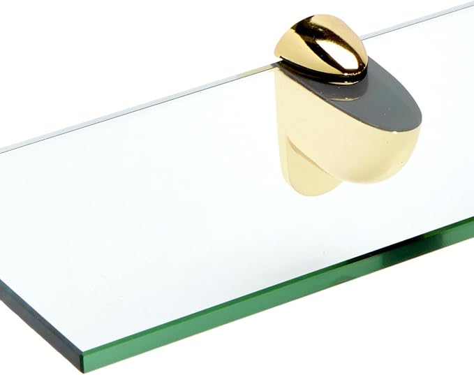 Spancraft Glass H-10x48-Brass Heron Glass Shelf - Image 2