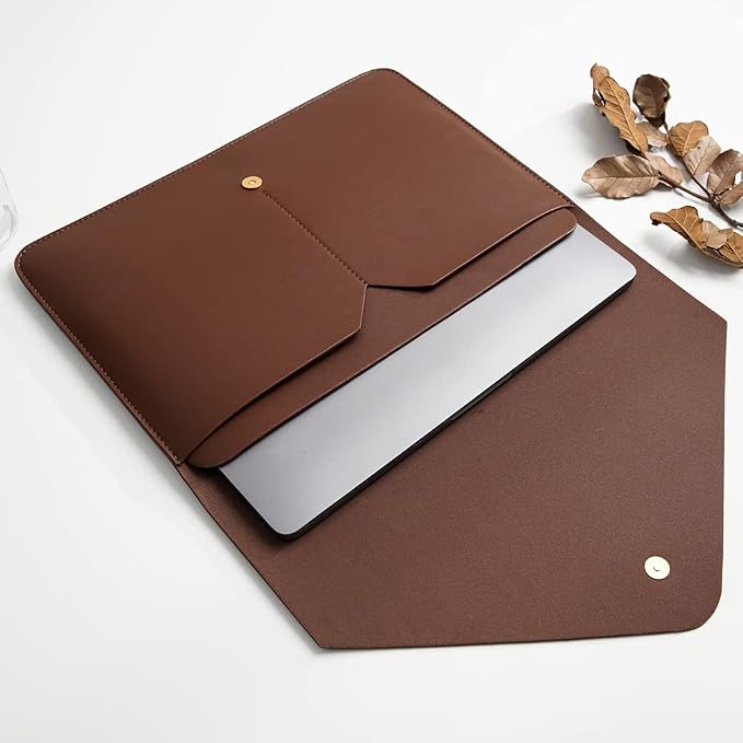 PU Leather Laptop Sleeve Compatible - Image 3