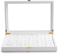 Oirlv White Leather Jewelry Organizer Tray by Oirlv
