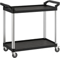 Black Utility/Bussing Cart by Krollen+Industrial