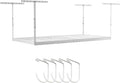 SafeRacks 4 ft x 8 ft Overhead Storage Rack Adjustable 24 in - 45in Height by SafeRacks