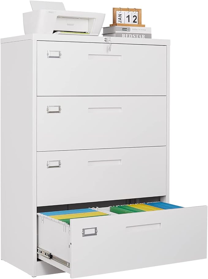 4 Drawer Lateral File Cabinet by SISESOL