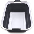 SAMMART 42L Collapsible Plastic Laundry Basket-Foldable Pop Up Storage by SAMMART