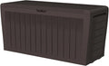 120 Gallon Resin Deck Box，Outdoor Storage Box, Waterproof Lockable Large by Unknown