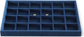 Velvet Stackable Jewelry Display Tray, 24 Grid Earring Ring Storage Tray by Dansmiy