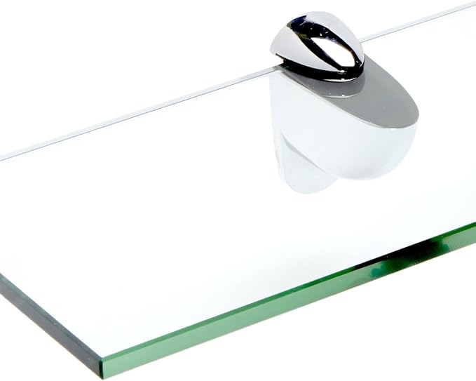 Spancraft Glass H-8x18-Chrome Heron Glass Shelf - Image 2