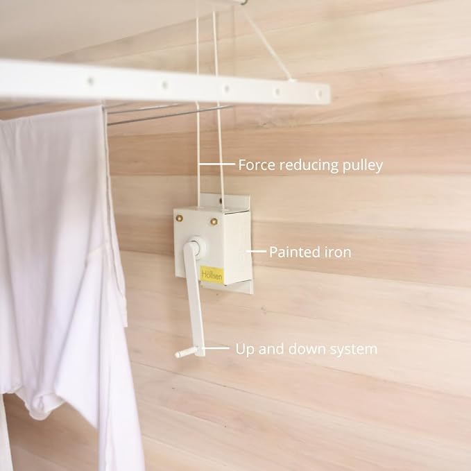 XL Ceiling Mounted Drying Rack – Heavy-Duty Pulley Clothesline - Image 7