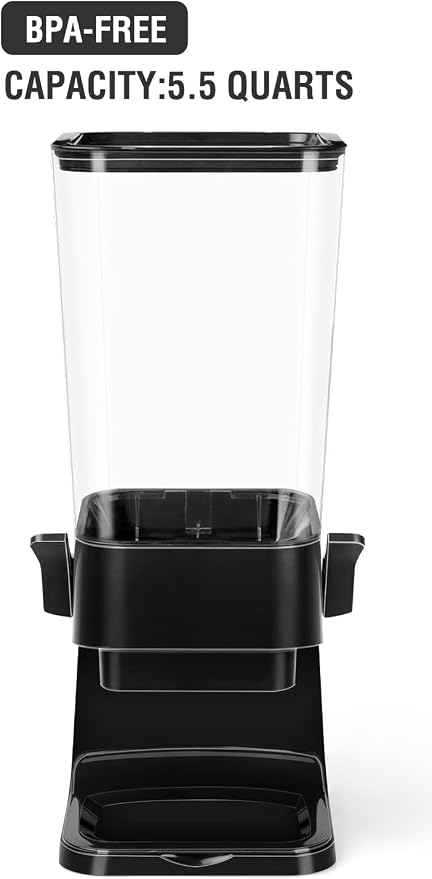 Cereal Dispenser Countertop 2pcs, 5.5L Cereal Containers Storage Dispenser - Image 6